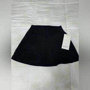 Lululemon NWT Black Polkadot Align Skirt